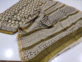 Exclusive Chanderi Silk Cotton Handblock Printed Sarees