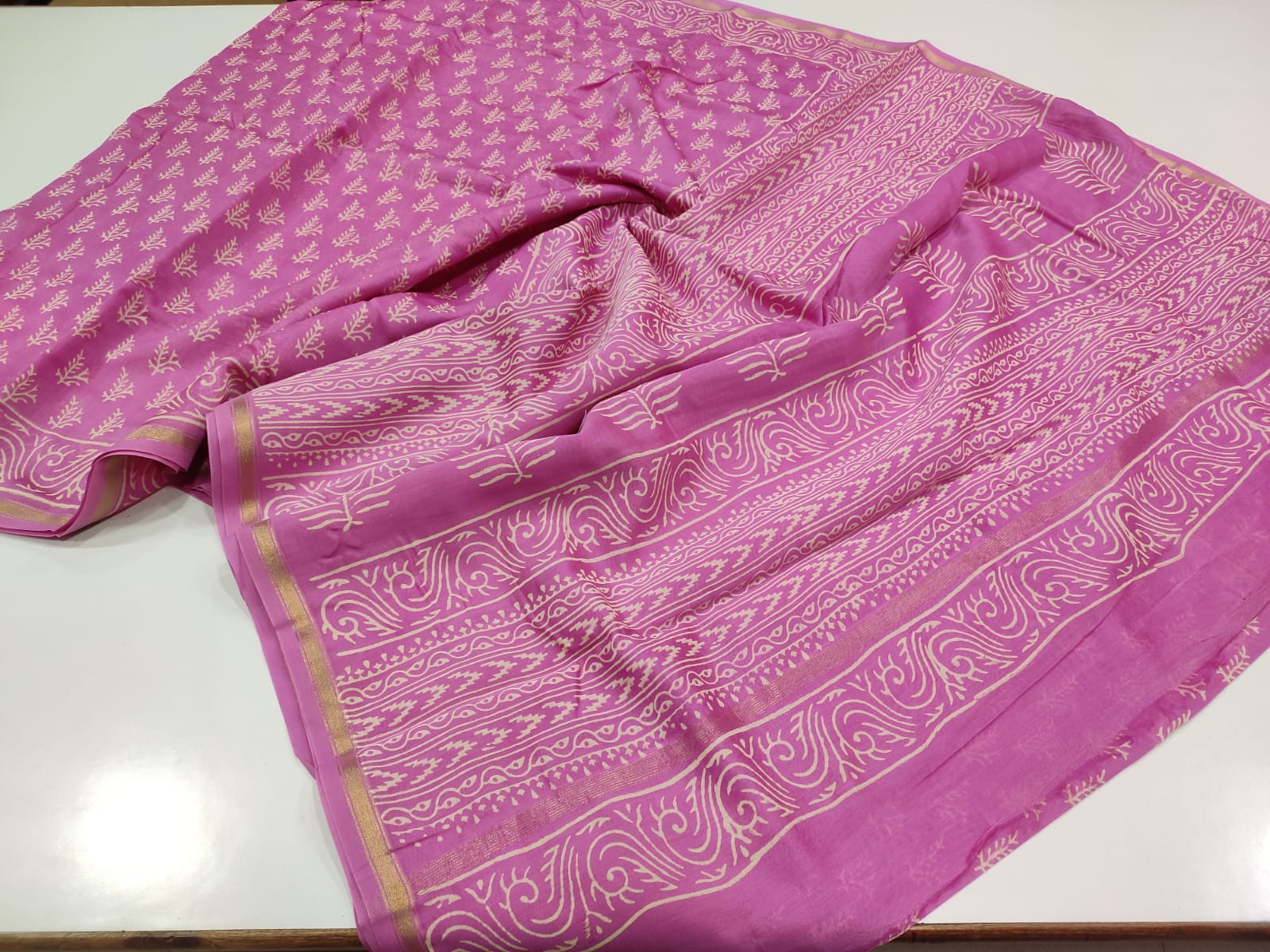Exclusive Chanderi Silk Cotton Handblock Printed Sarees