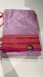 Grace meets everyday comfort with this elegant Cotton Temple Border Saree. Featuring a soothing  body paired with a rich  temple border accented with fine golden zari detailing.